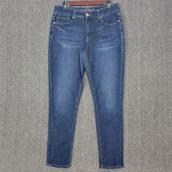 Melissa McCarthy Seven7 Jeans Womens 12 Blue Skinny Slimming Silhouette System - Picture 1 of 16